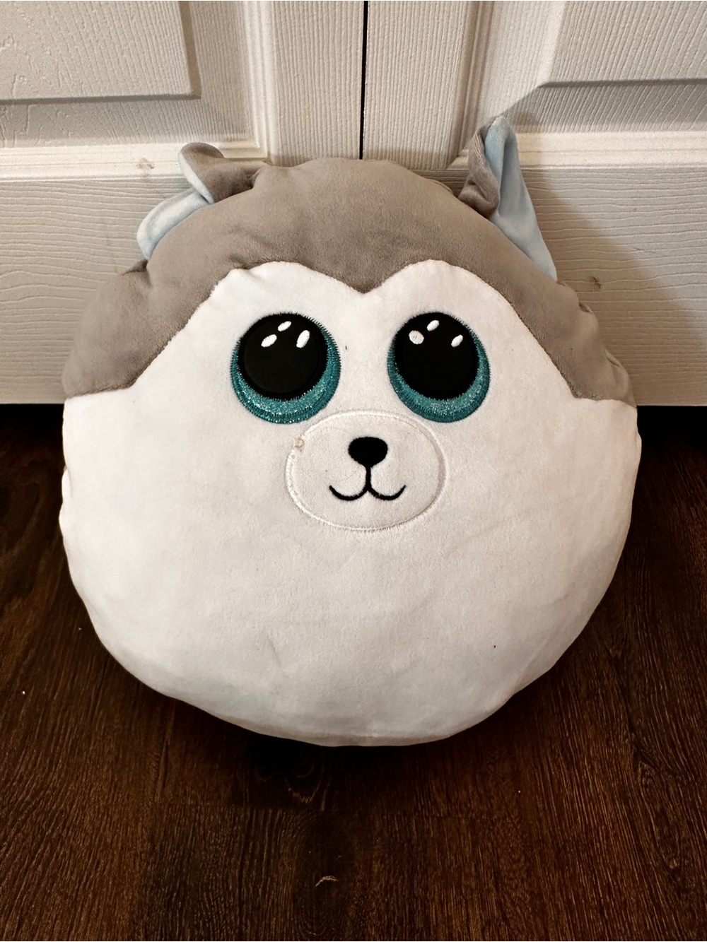 TY Squish-A-Boos Slush The Husky Dog 12” Plush Toy